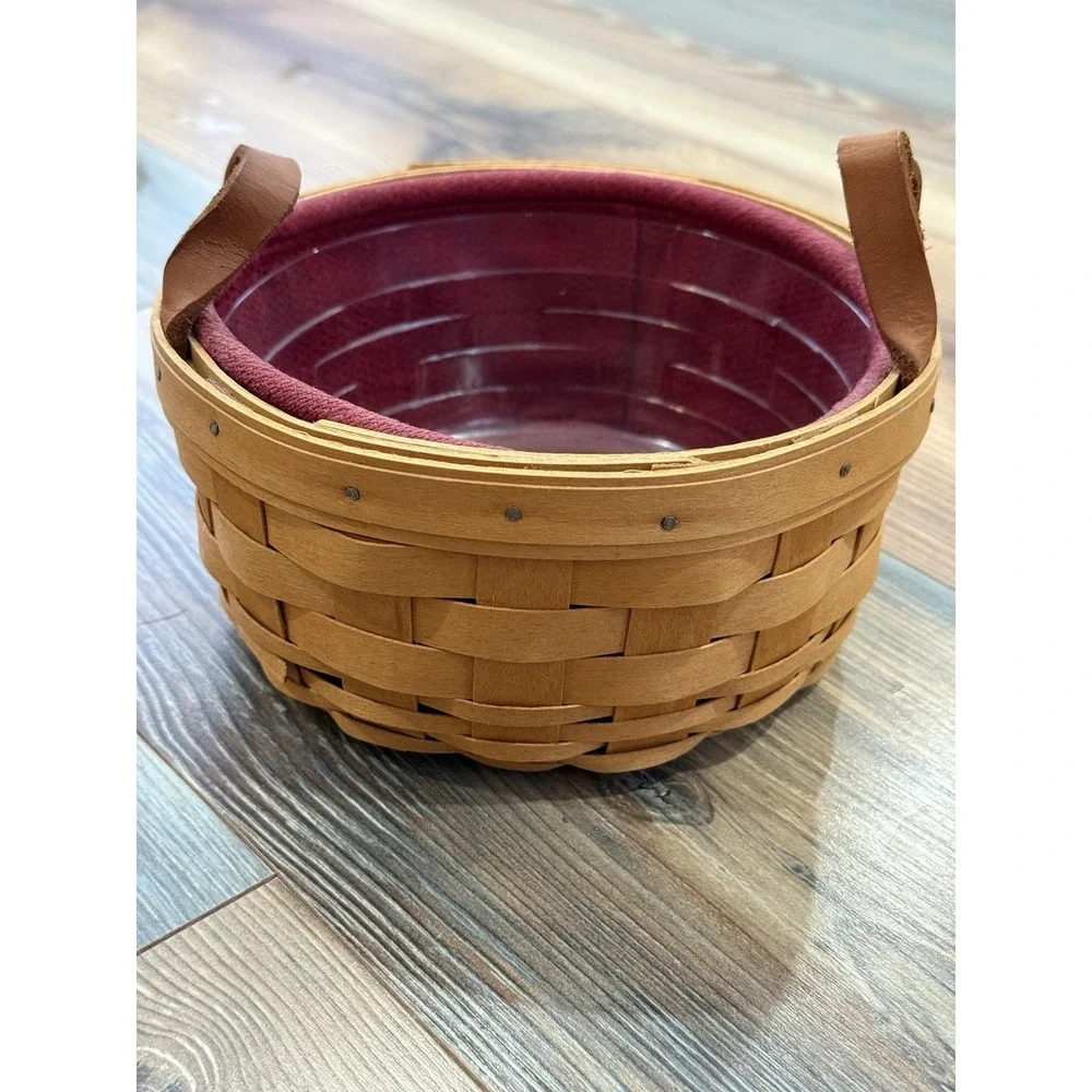 Longaberger 2002 Horizon of Hope Button Basket With Liners Authentic